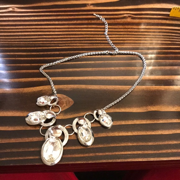 Chunky Rhinestone Necklace - Picture 3 of 3